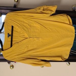 Yellow Torrid Pullover blouse